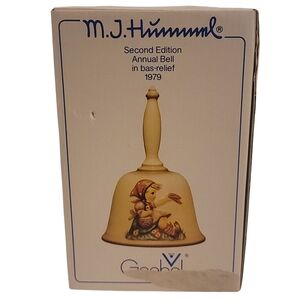 Hummel by Goebel Collectible 1979 Second Edition Porcelain Bell Named : Farwell